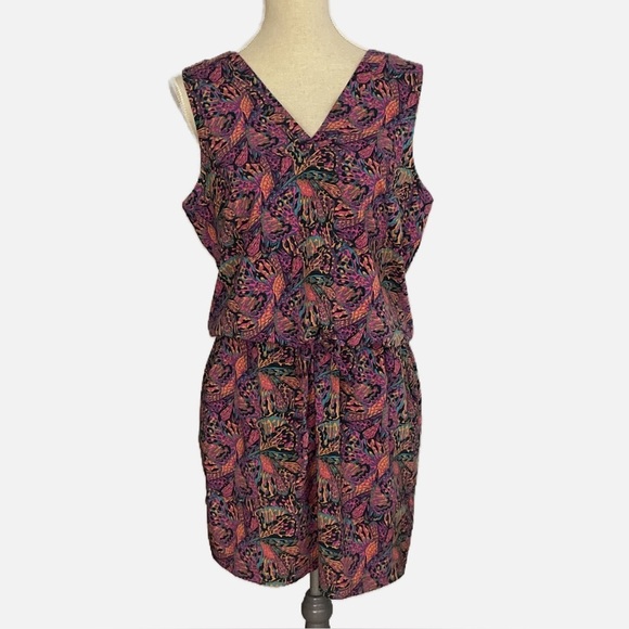 Toad & Co Sun-kissed Liv Dress Size Medium UPF 40+ Summer Sleeveless Comfort - Picture 2 of 11